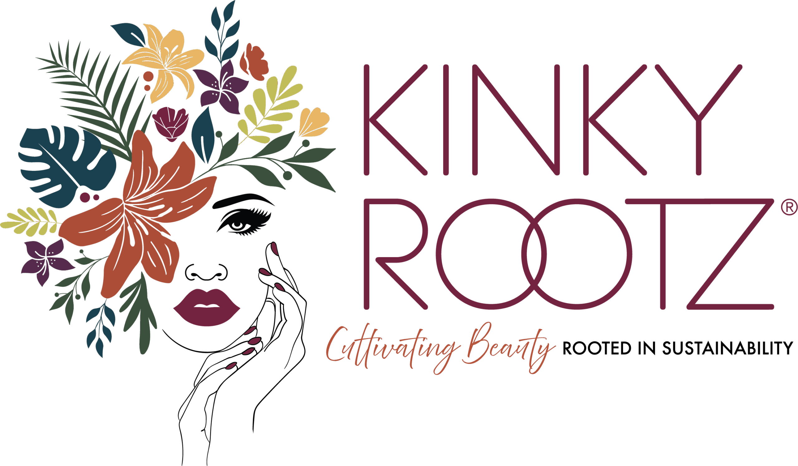 Kinky Rootz Salon logo asset.