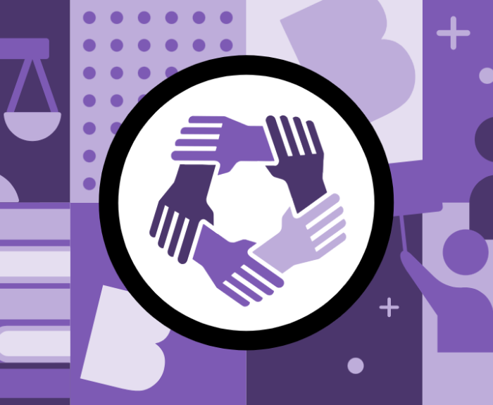 Logo asset for the Government Affairs & Collective Action Impact Topic of B Lab's new standards for B Certification.