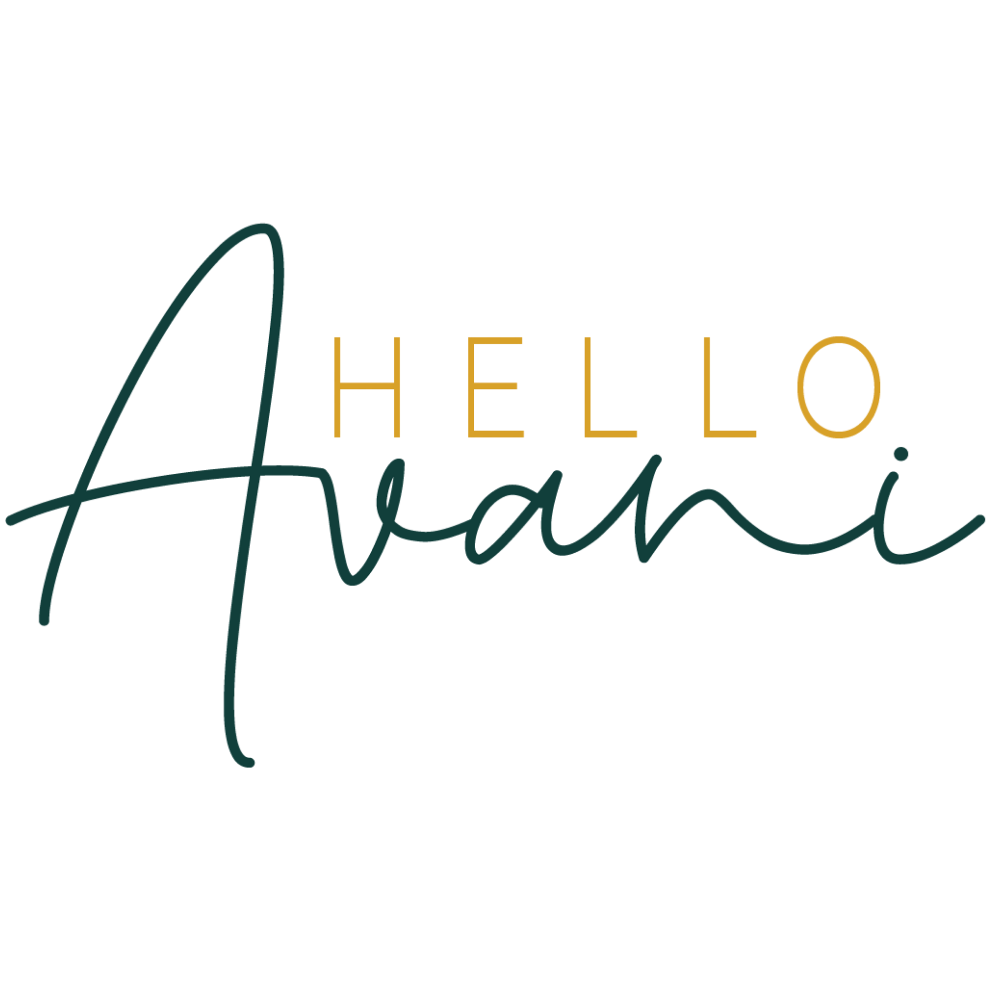 Logo asset for Hello Avani.