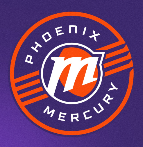New logo asset of the Phoenix Mercury.